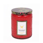 Load image into Gallery viewer, Embossed Glass Fragrance Handmade Gift Aromatherapy Soy Candles
